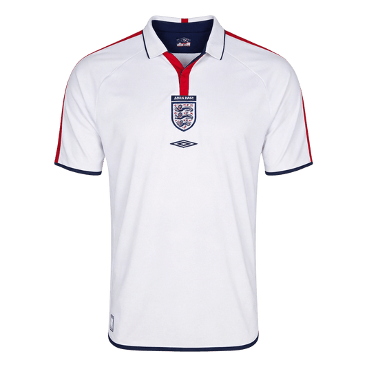 Retro Engeland Thuis Voetbalshirt 2004 - voorkant