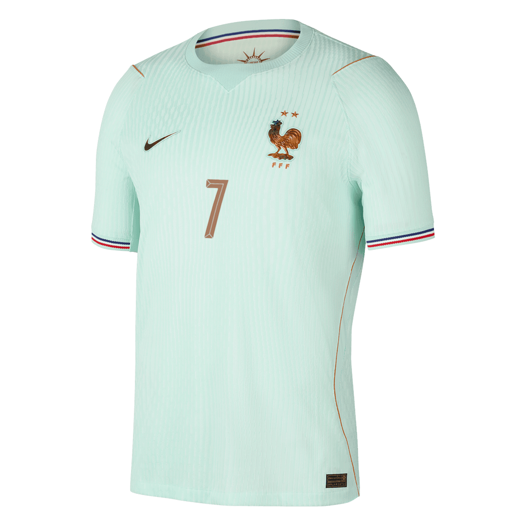 DEMBELE #7 Frankrijk Uit Spelersversie Voetbalshirt WK Voetbal 2026 - Slim Fit - extra