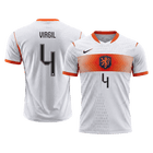 VIRGIL #4 Nederland Spelersversie uitshirt WK Voetbal 2026 - slim fit
