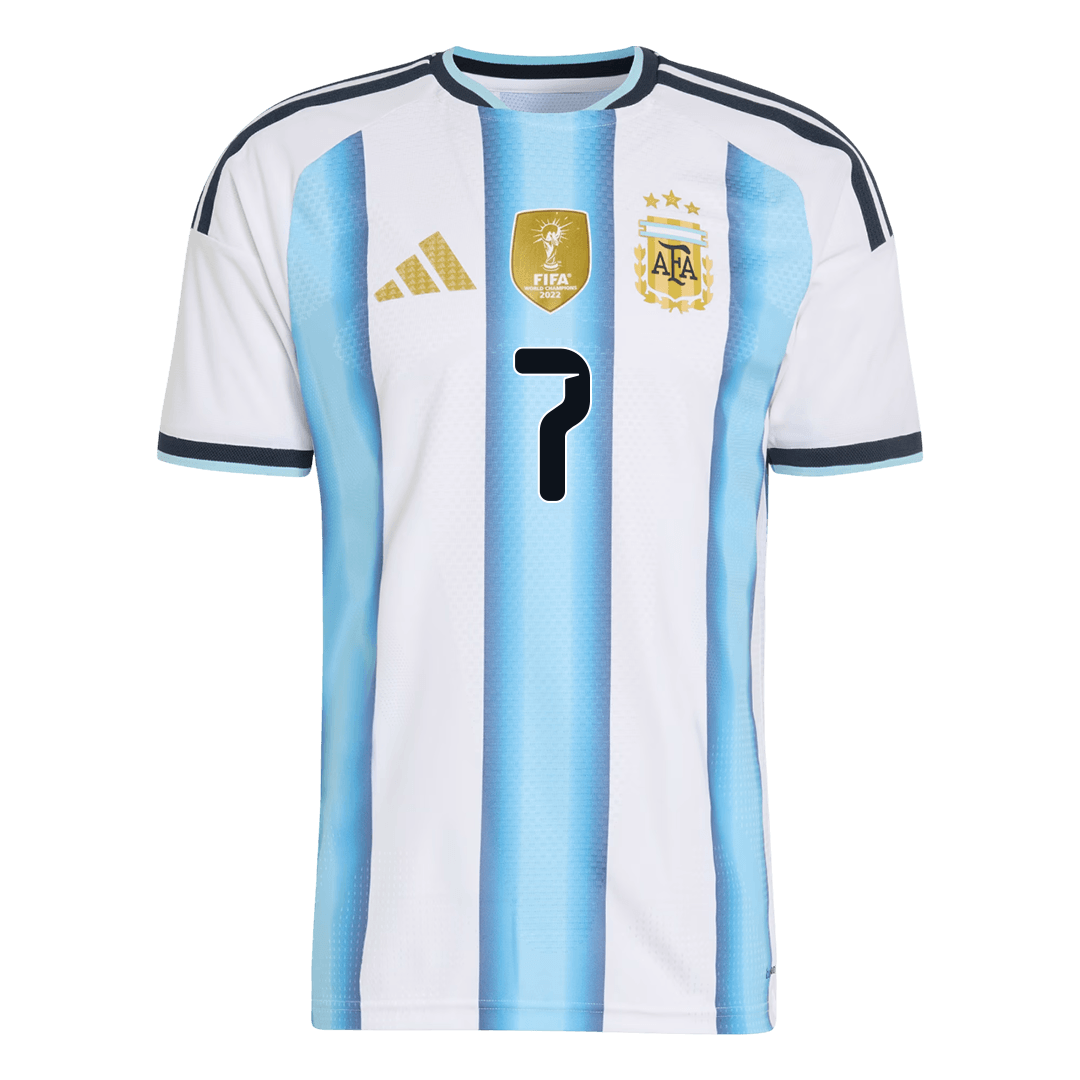 DE PAUL #7 Argentinië Spelersversie thuisshirt WK Voetbal 2026 - slim fit