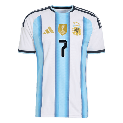 DE PAUL #7 Argentinië Spelersversie thuisshirt WK Voetbal 2026 - slim fit