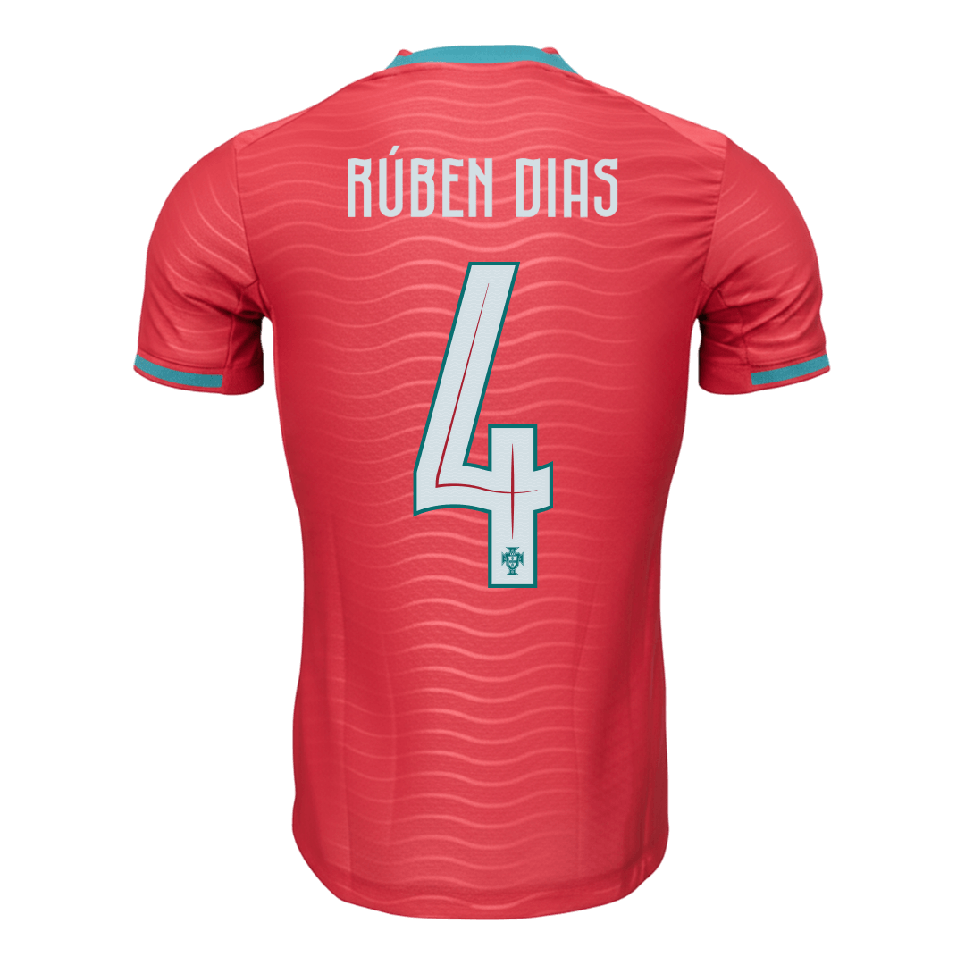 RÚBEN DIAS #4 Portugal Thuis Spelersversie Voetbalshirt 2026 - Slim Fit - extra