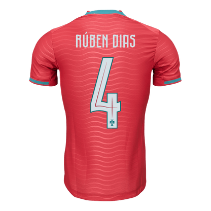 RÚBEN DIAS #4 Portugal Thuis Spelersversie Voetbalshirt 2026 - Slim Fit - extra