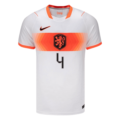 VIRGIL #4 Heren Nederland uitshirt WK Voetbal 2026