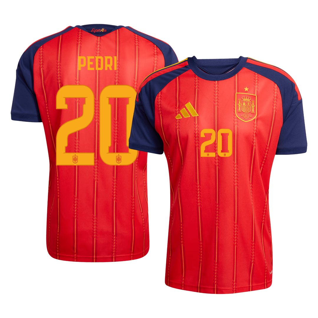 PEDRI #20 Heren Spanje thuisshirt 2026 [PREMIUM]