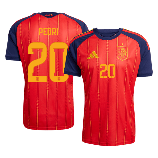 PEDRI #20 Heren Spanje thuisshirt 2026 [PREMIUM]