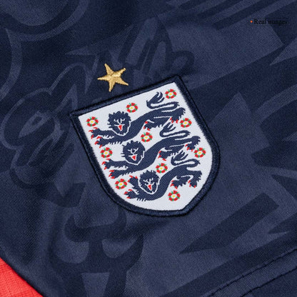 Kinder Engeland Uit Tenue WK Voetbal 2026 - detail