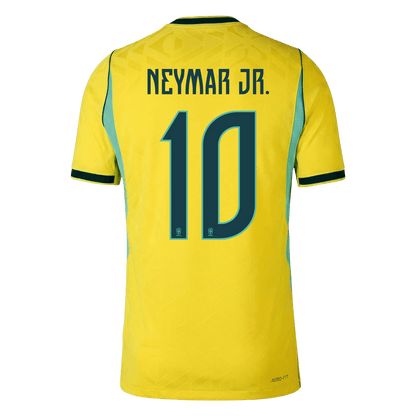 NEYMAR JR. #10 Brazilië Spelersversie thuisshirt WK Voetbal 2026 - slim fit