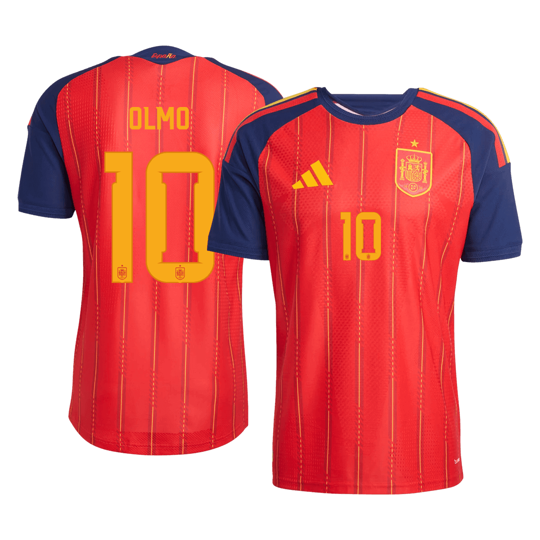 OLMO #10 Spanje Spelersversie thuisshirt WK Voetbal 2026 - slim fit