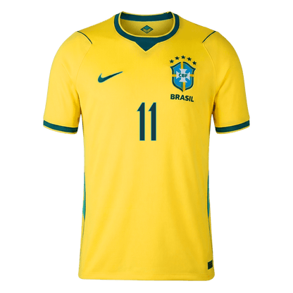 RAPHINHA #11 Heren Brazilië thuisshirt WK Voetbal 2026