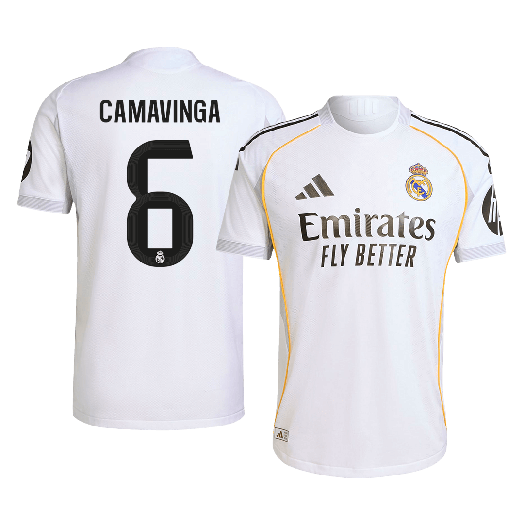 CAMAVINGA #6 Real Madrid Thuis Spelersversie Voetbalshirt 2025/26 - Slim Fit
