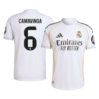 CAMAVINGA #6 Real Madrid Thuis Spelersversie Voetbalshirt 2025/26 - Slim Fit