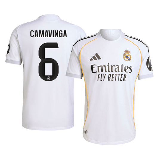 CAMAVINGA #6 Real Madrid Thuis Spelersversie Voetbalshirt 2025/26 - Slim Fit