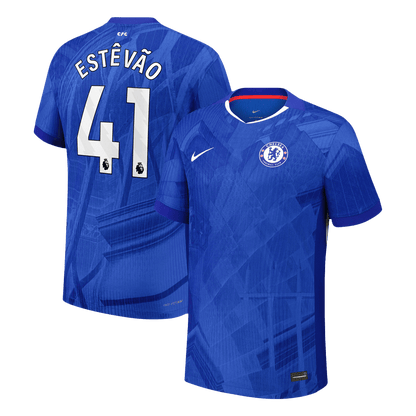 ESTÊVÃO #41 Chelsea Thuis Spelersversie Voetbalshirt 2025/26 - Slim Fit