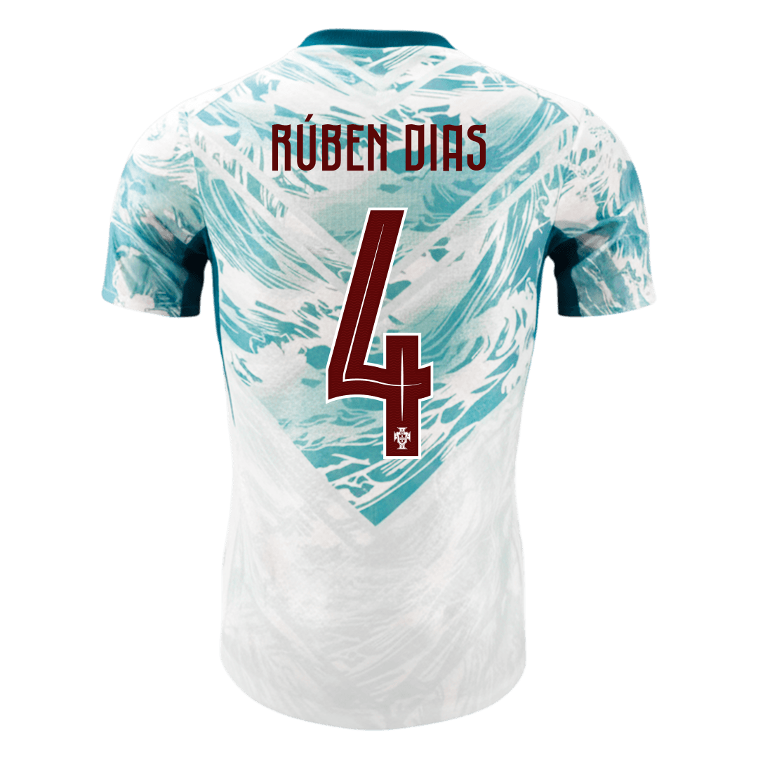 RÚBEN DIAS #4 Portugal Spelersversie uitshirt WK Voetbal 2026 - slim fit