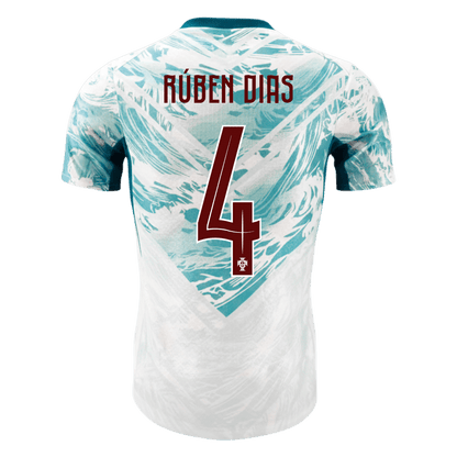 RÚBEN DIAS #4 Portugal Spelersversie uitshirt WK Voetbal 2026 - slim fit