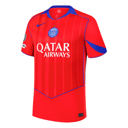 Heren PSG Derde Voetbalshirt 2025/26 Rode Eiffelster