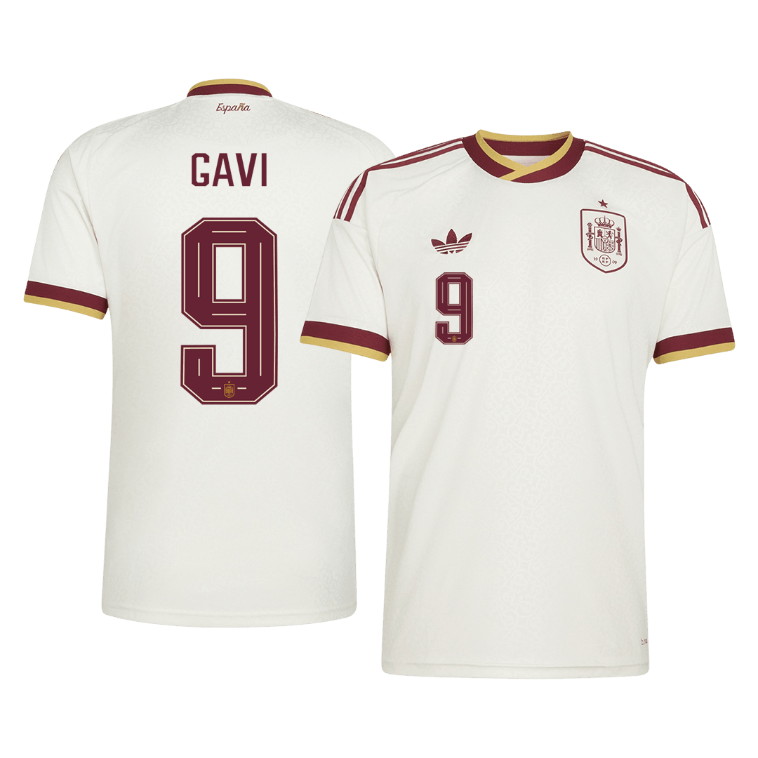 GAVI #9 Heren Spanje uitshirt WK Voetbal 2026