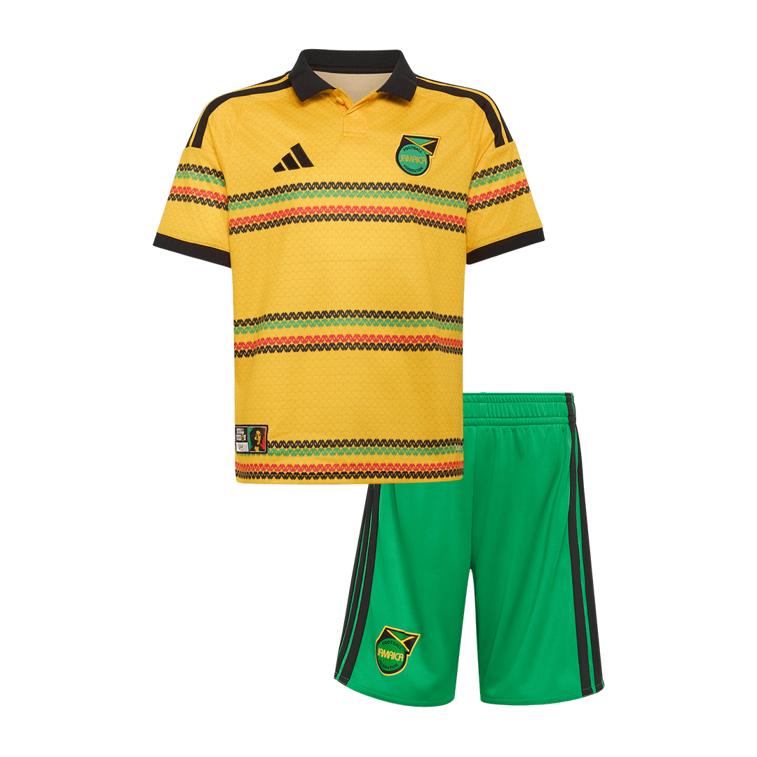 Kinder Jamaica Thuis Tenue WK Voetbal 2026 - voorkant