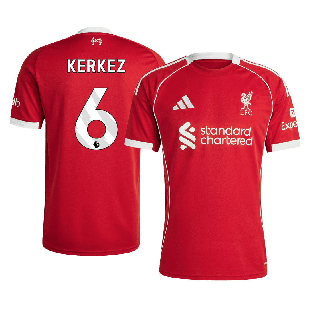 KERKEZ #6 Heren Liverpool Thuis Voetbalshirt 2025/26