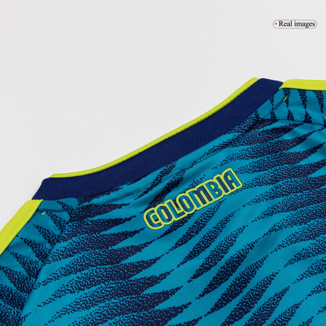 Kinder Colombia Uit Tenue WK Voetbal 2026 - achterkant