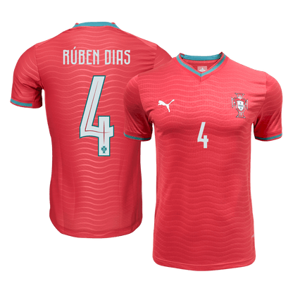 RÚBEN DIAS #4 Portugal Thuis Spelersversie Voetbalshirt 2026 - Slim Fit