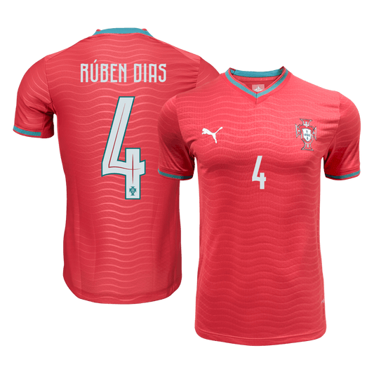 RÚBEN DIAS #4 Portugal Thuis Spelersversie Voetbalshirt 2026 - Slim Fit