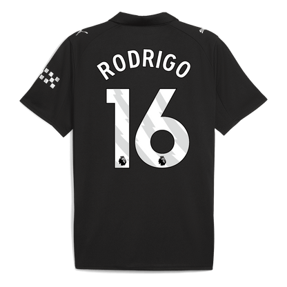 RODRIGO #16 Heren Manchester City Uit Voetbalshirt 2025/26 - extra