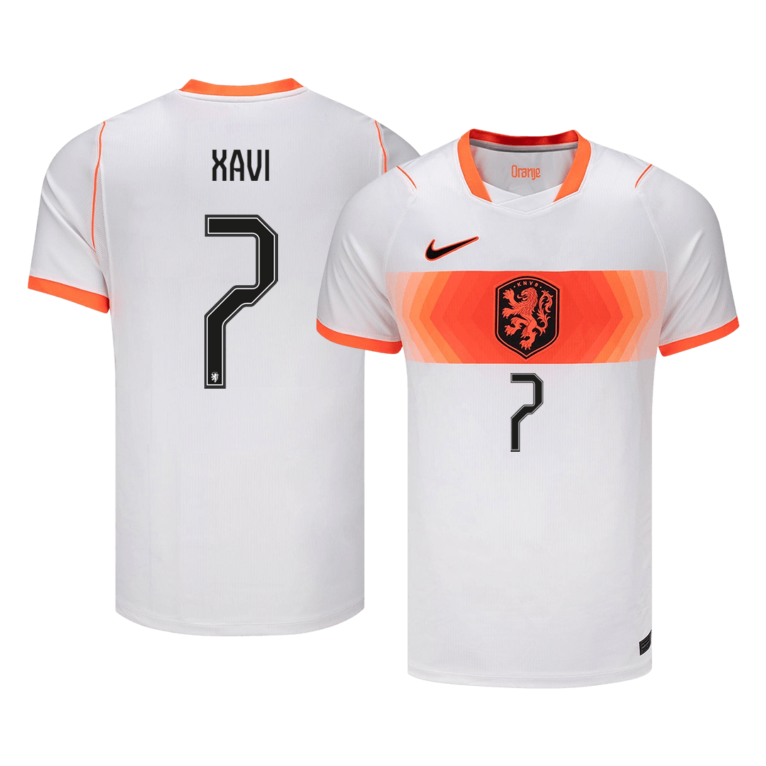 XAVI #7 Heren Nederland uitshirt WK Voetbal 2026