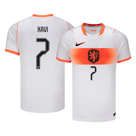 XAVI #7 Heren Nederland uitshirt WK Voetbal 2026