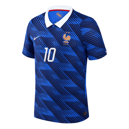 MBAPPE #10 Frankrijk Thuis Spelersversie Voetbalshirt WK Voetbal 2026 - Slim Fit - extra