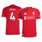 VIRGIL #4 Liverpool Spelersversie thuisshirt 2025/26 - slim fit