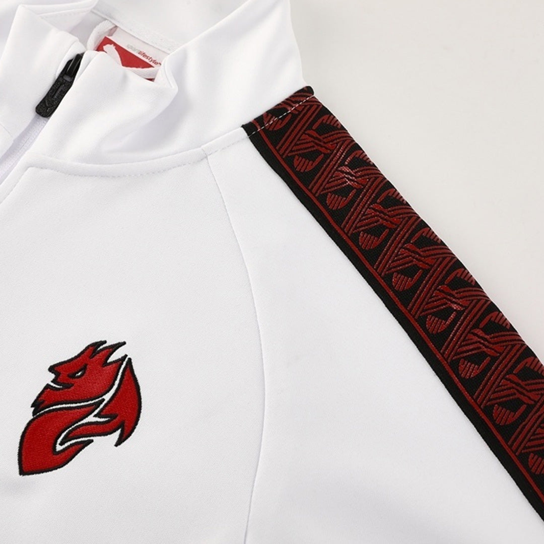 AC Milan Trainingsjack Set(Jas+Broek) 2025/26 White - foto 12