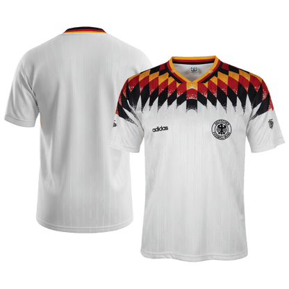 Retro Duitsland Thuis Voetbalshirt 1994 - detail