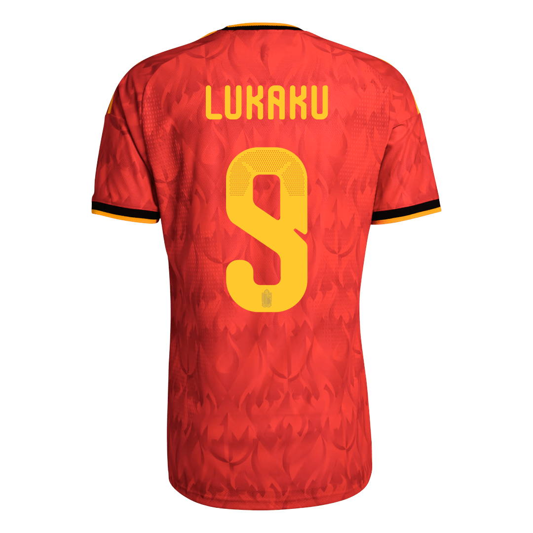 LUKAKU #9 België Spelersversie thuisshirt WK Voetbal 2026 - slim fit
