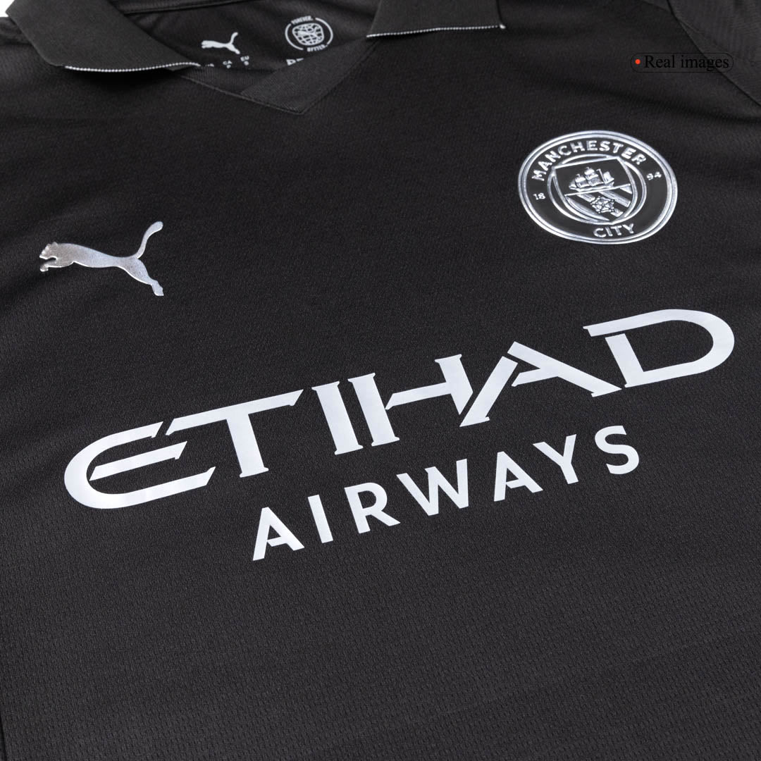 HAALAND #9 Heren Manchester City Uit Voetbalshirt 2025/26 - model