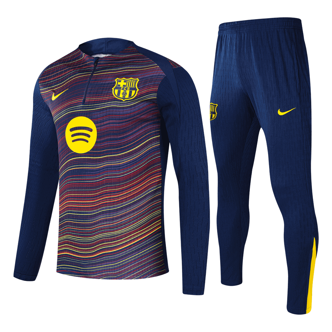 Barcelona Joggingpak met rit Set(top+broek) 2025/26 Colorful football shirt
