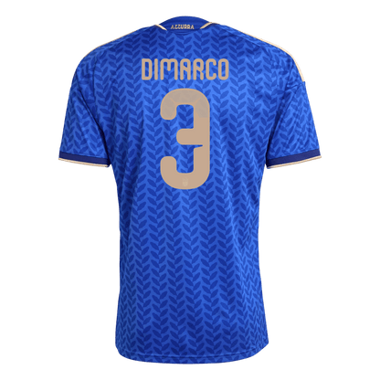 DIMARCO #3 Heren Italië Thuis Voetbalshirt WK Voetbal 2026 - achterkant