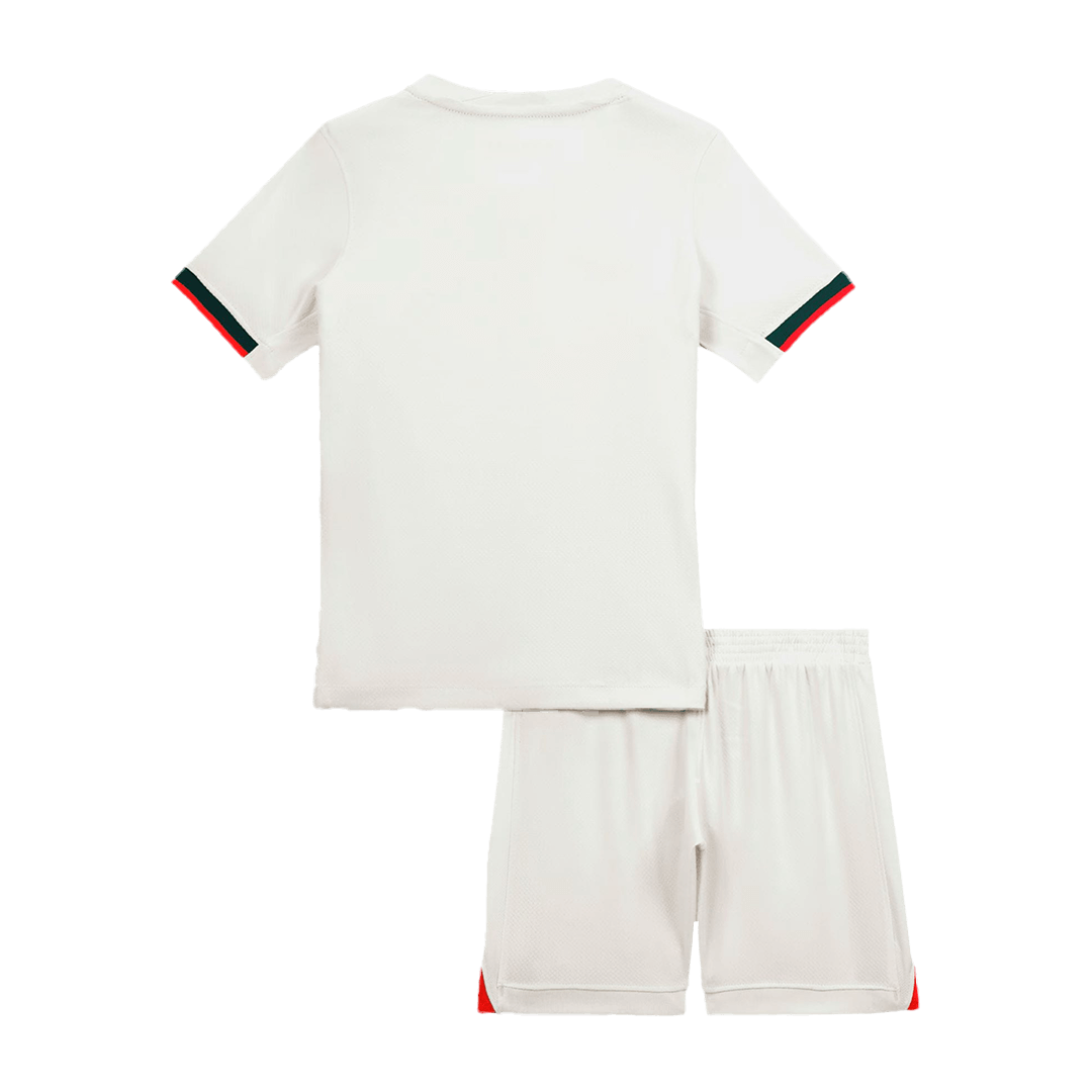 Kinder Chelsea Uit Tenue 2025/26 - close-up