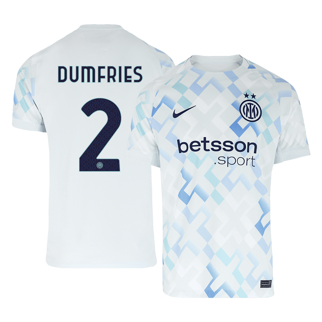 DUMFRIES #2 Heren Inter Milan Uit Voetbalshirt 2025/26