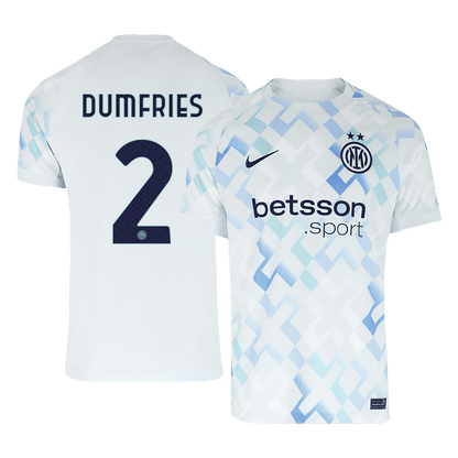 DUMFRIES #2 Heren Inter Milan Uit Voetbalshirt 2025/26