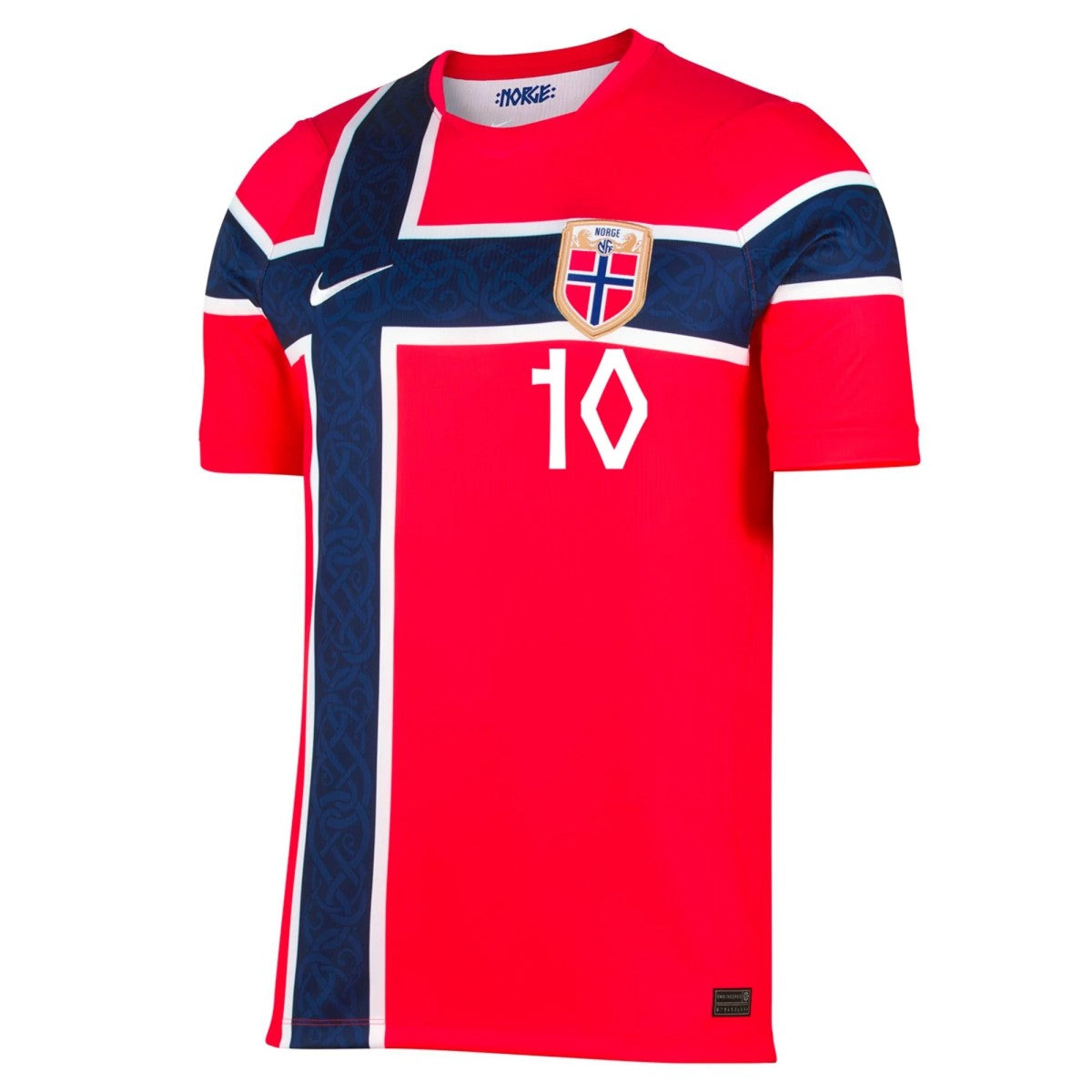 Ødegaard #10 Heren Noorwegen Thuis Voetbalshirt WK Voetbal 2026 - achterkant