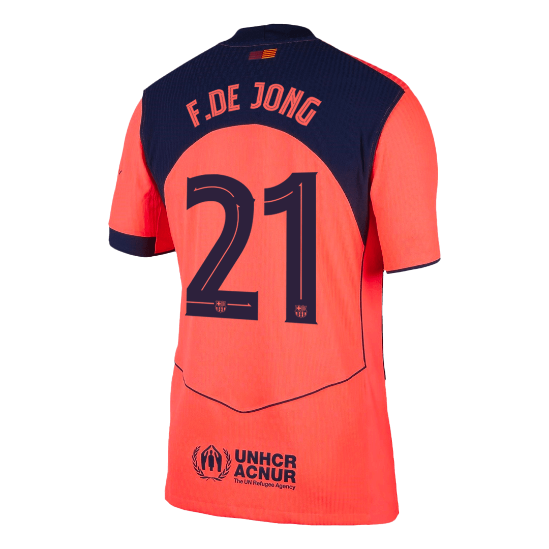 F.DE JONG #21 Barcelona Derde Spelersversie Voetbalshirt 2025/26 - UCL - Slim Fit - foto 12