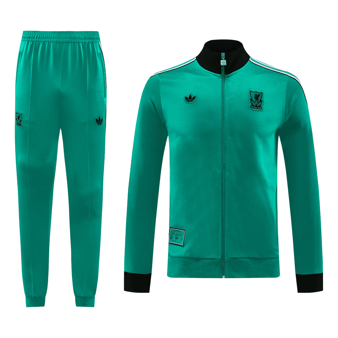 Liverpool Trainingsjack Set(top+broek) 2025/26 Green football shirt