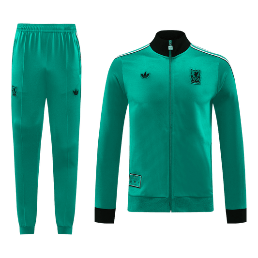 Liverpool Trainingsjack Set(top+broek) 2025/26 Green football shirt