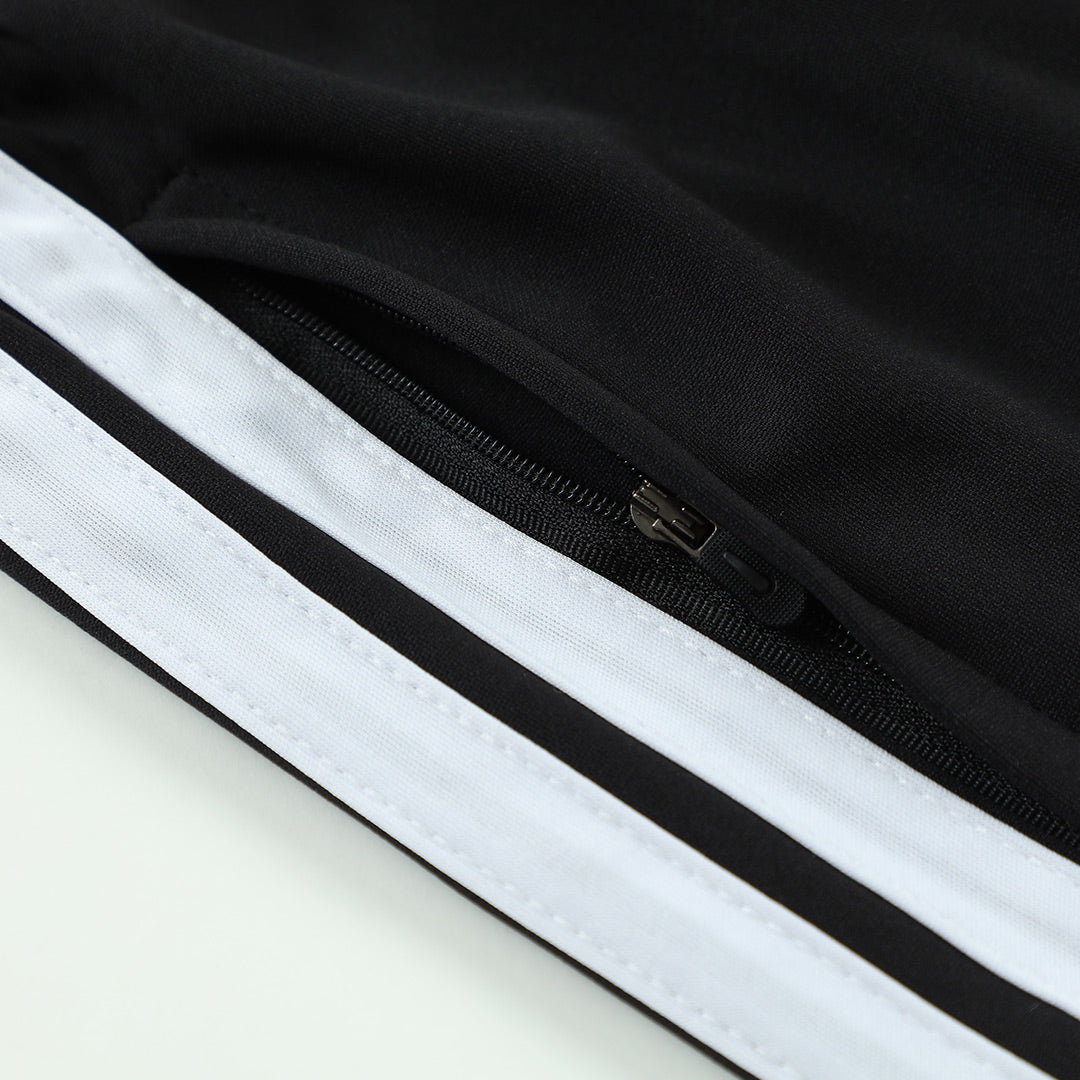 Duitsland Joggingpak met rit Set(top+broek) 2026 Black - zijkant