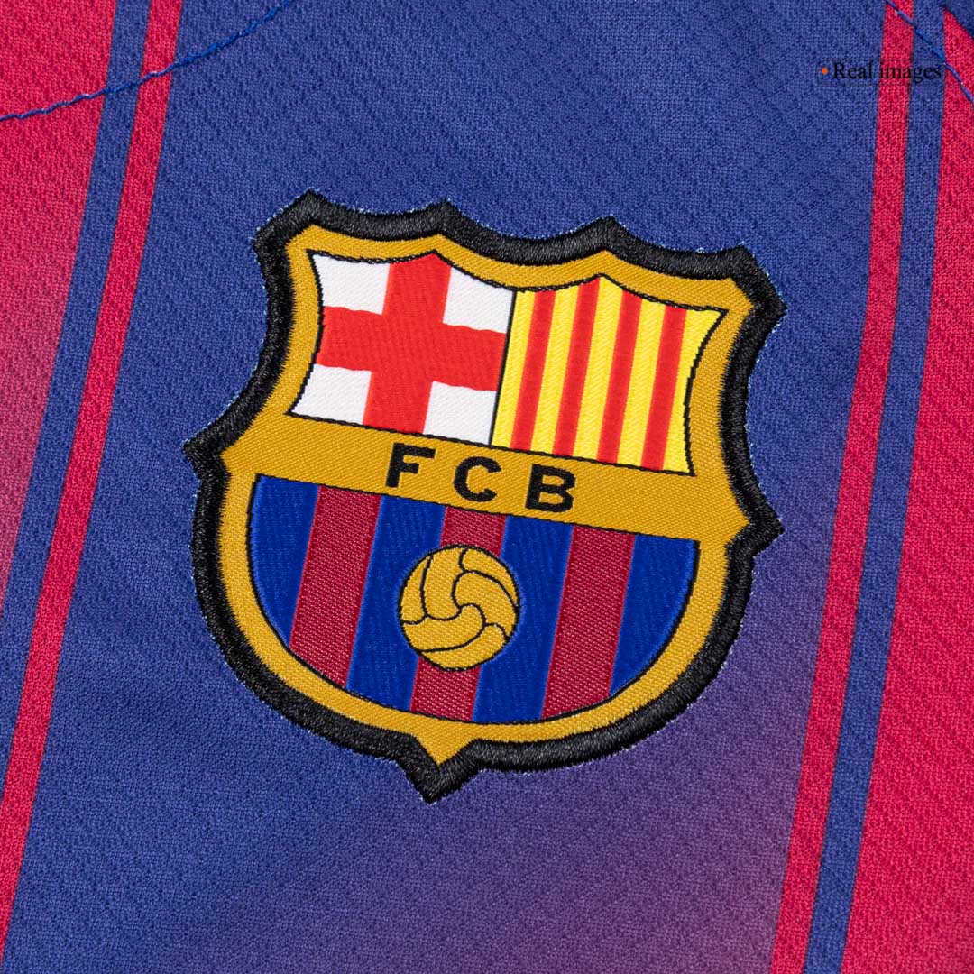 Dames Barcelona Thuis Voetbalshirt 2025/26 - zijkant