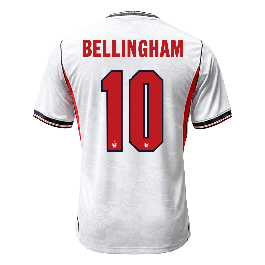 BELLINGHAM #10 Engeland Thuis Spelersversie Voetbalshirt WK Voetbal 2026 - Slim Fit - foto 9