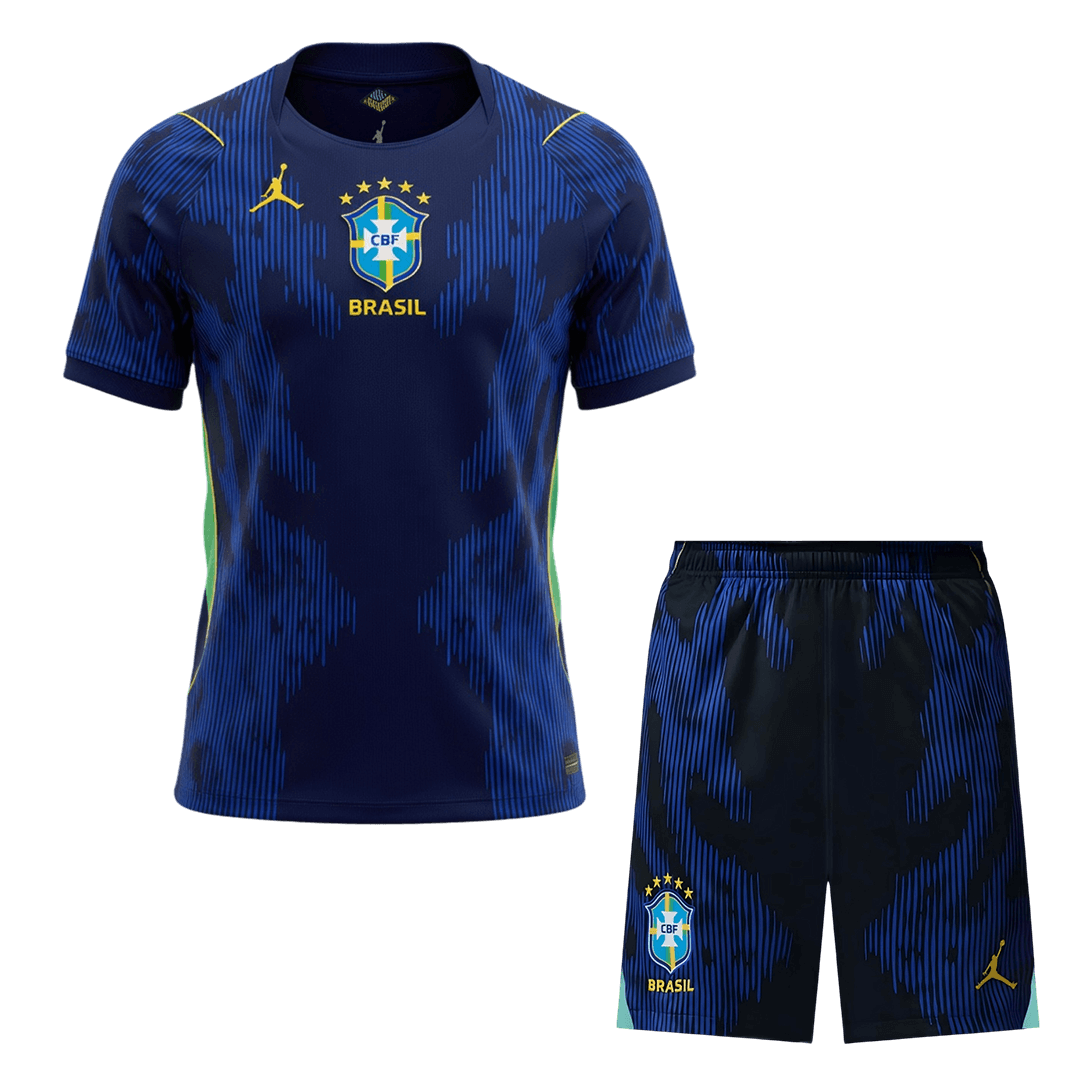 Brazilië Uit Set WK Voetbal 2026 - voorkant