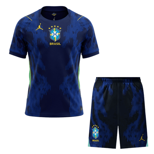 Brazilië Uit Set WK Voetbal 2026 - voorkant